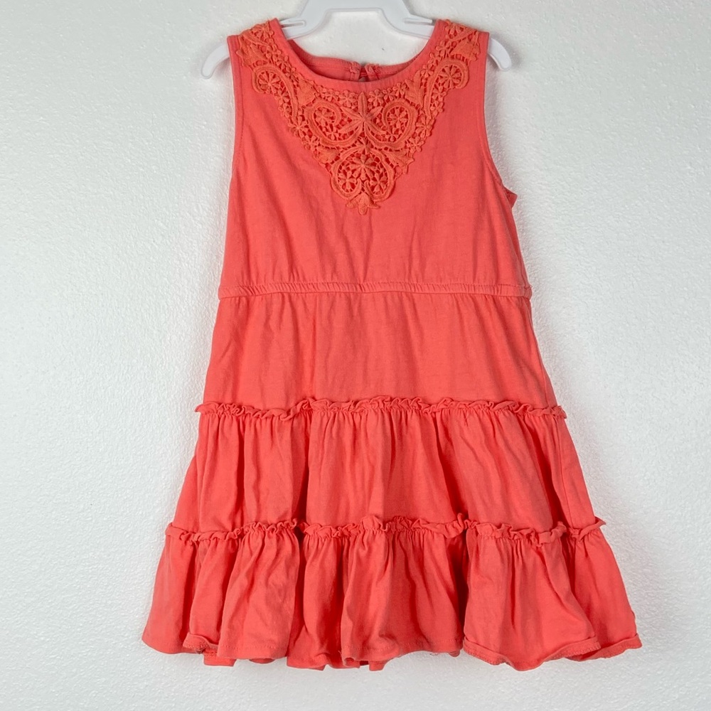 Koala Kids sleeveless crochet lace dress